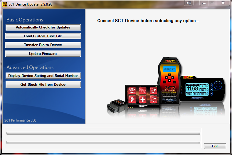 sct device update software
